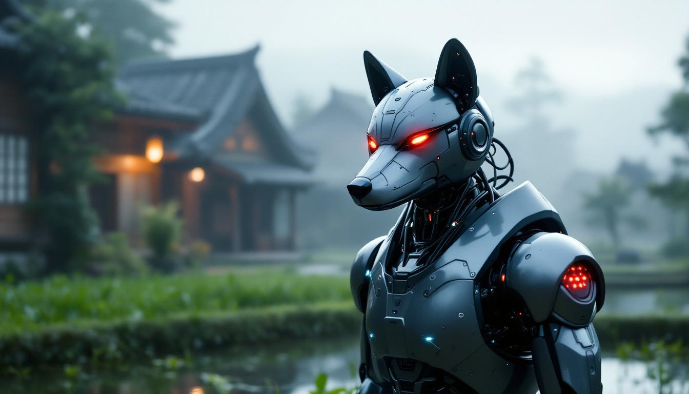 Japan's Answer to a Bear Crisis Is Red-Eyed Robot Wolves — And Somehow That's Not Even the Craziest Part